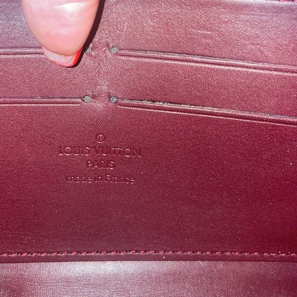 Authentic Louis Vuitton Monogram Vernis Long Zippy Wallet with Lux Card - Picture 6 of 9